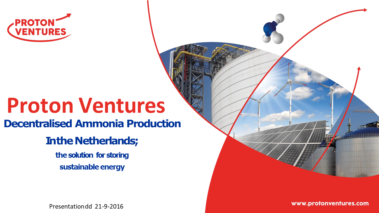 Decentralised ammonia production in the Netherlands
