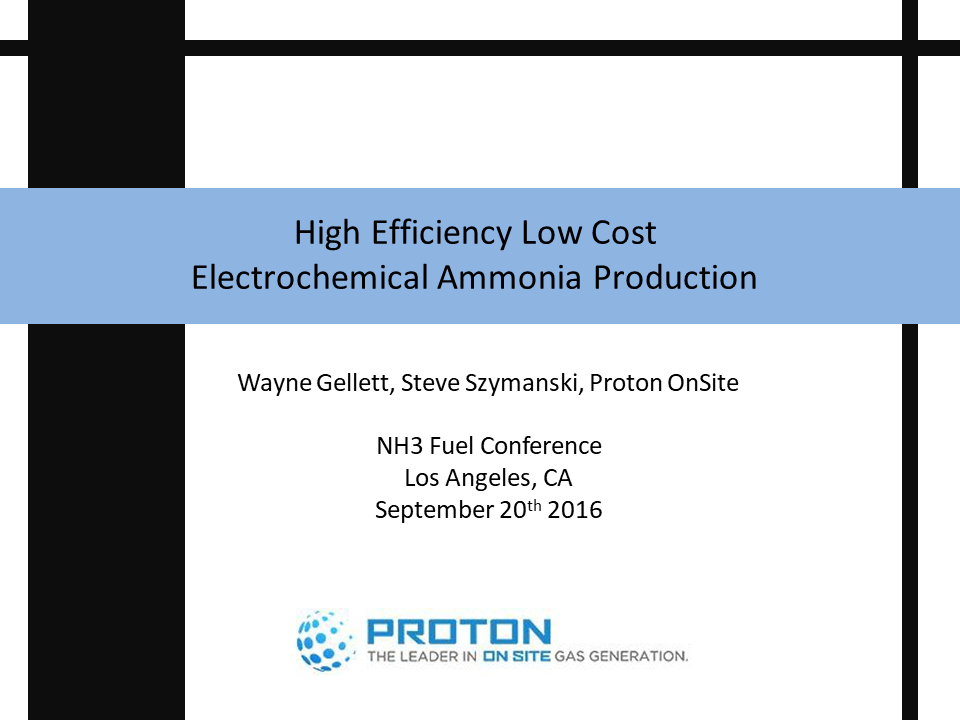 Developments in Electrochemical Ammonia Synthesis