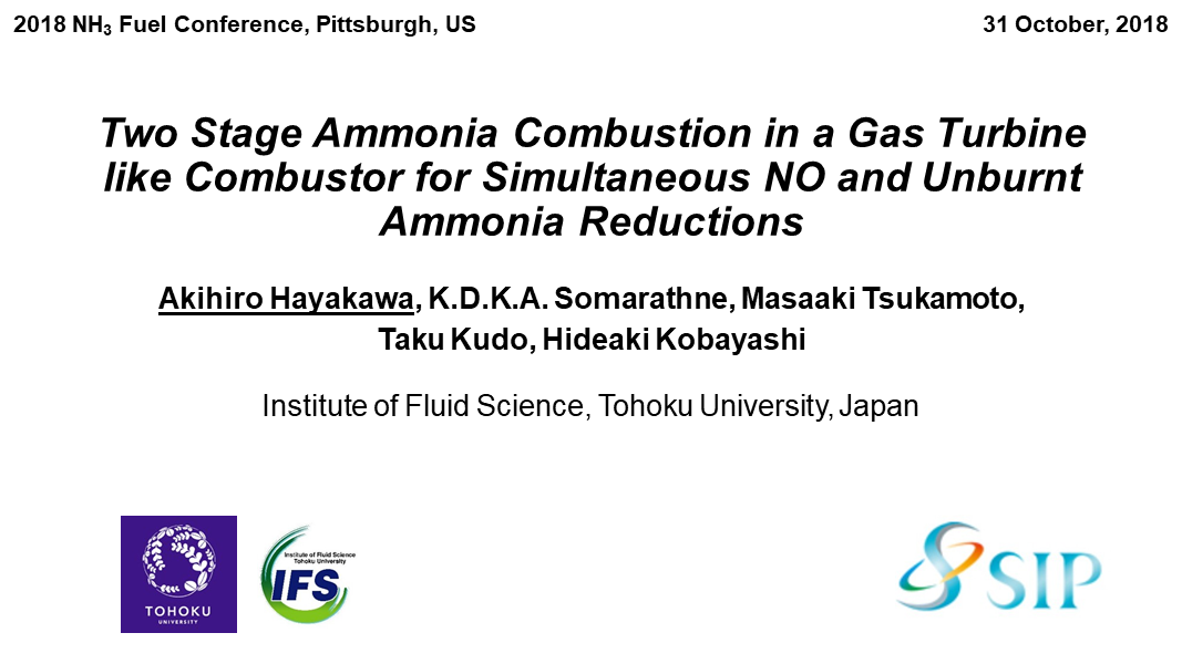 Two Stage Ammonia Combustion in a Gas Turbine like Combustor for Simultaneous NO and Unburnt Ammonia Reductions