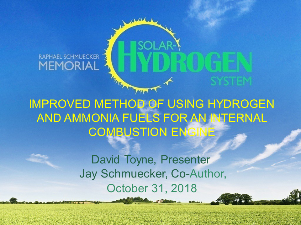 Improved Method of Using Hydrogen and Ammonia Fuels for an Internal Combustion Engine