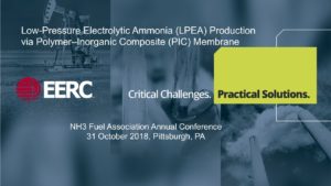 Low-Pressure Electrolytic Ammonia Synthesis Via High-Temperature Polymer-Based Proton Exchange Membrane