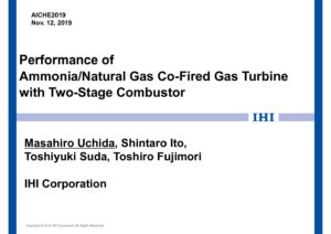 Performance of Ammonia/Natural Gas Co-Fired Gas Turbine with Two-Stage Combustor