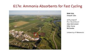 Ammonia Absorbents with High Stability and High Capacity for Fast Cycling