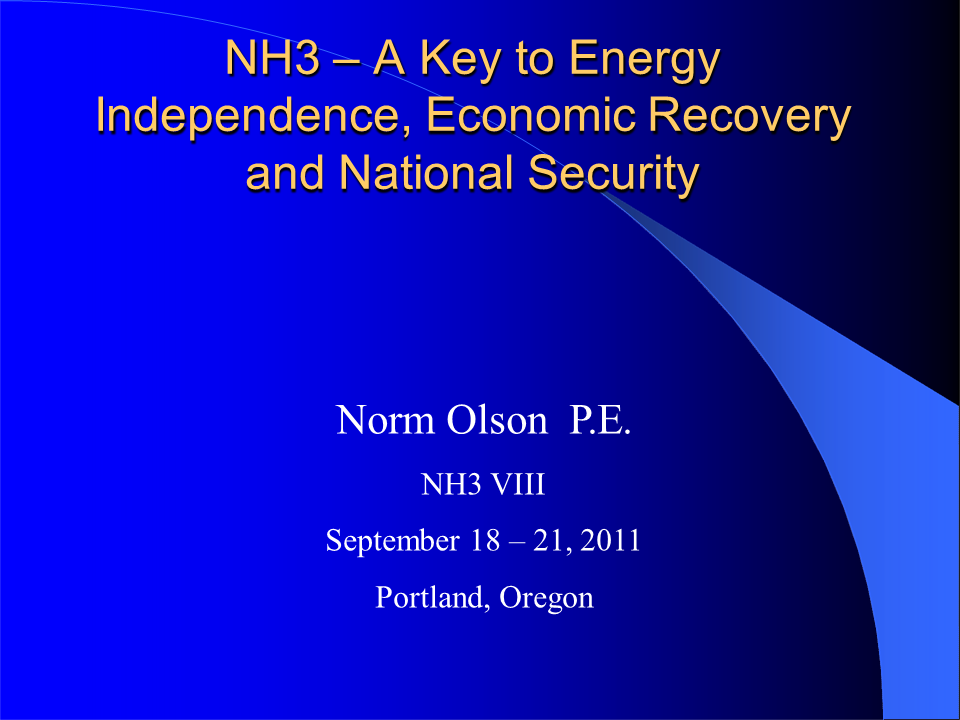 Kickoff / Note from the Chairman