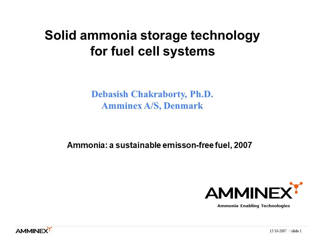 HydrAmmine: The Ammonia-based Counterpart to Metal Hydrides