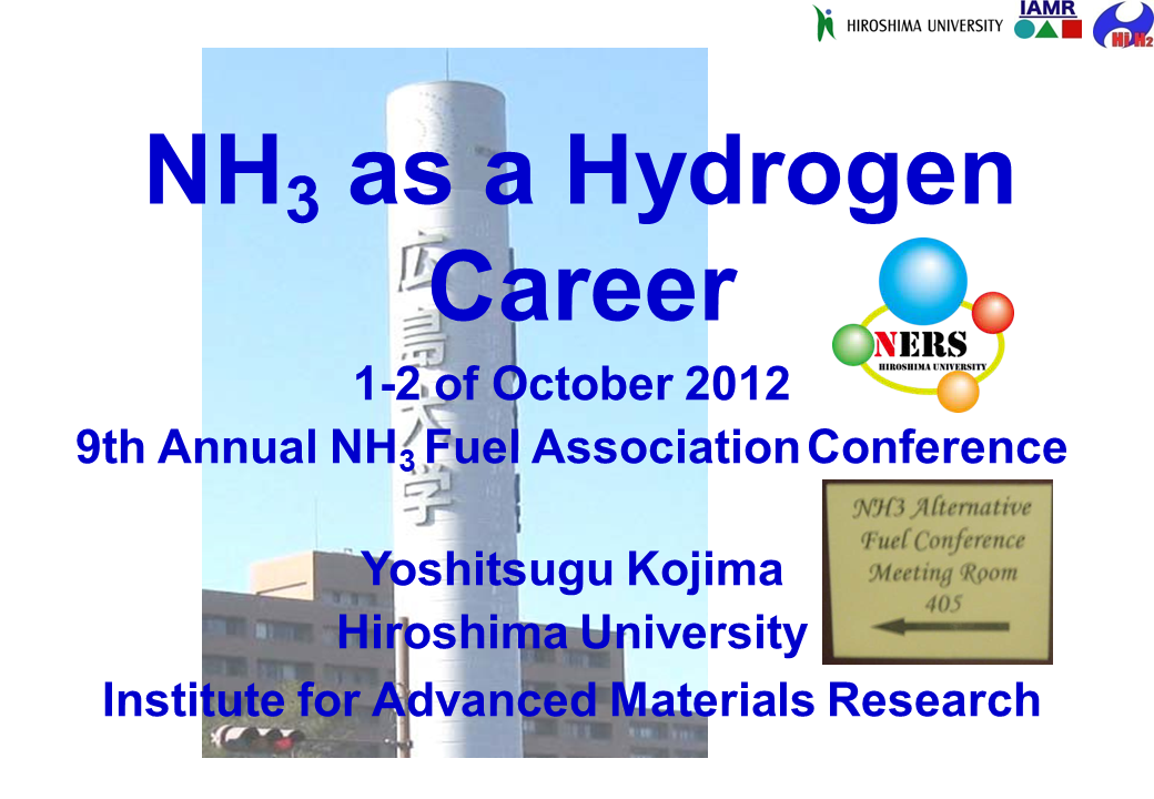 NH3 as a Hydrogen Carrier