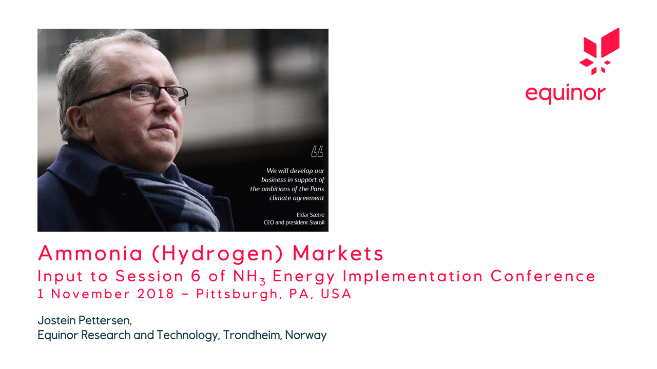 Ammonia (Hydrogen) Markets