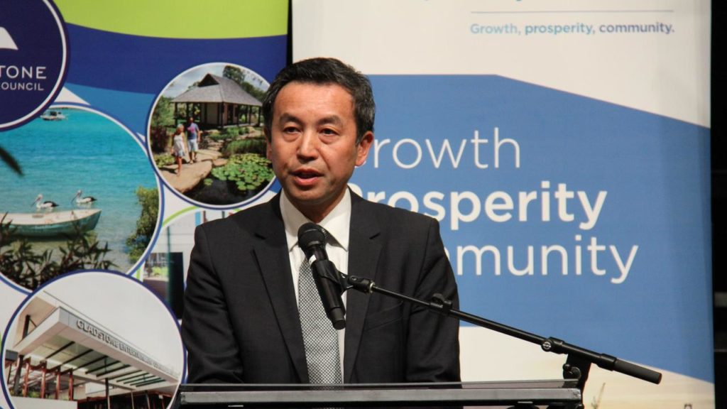 Yoshikazu Ishikawa, MD of Sumitomo Australia at the MoU signing
