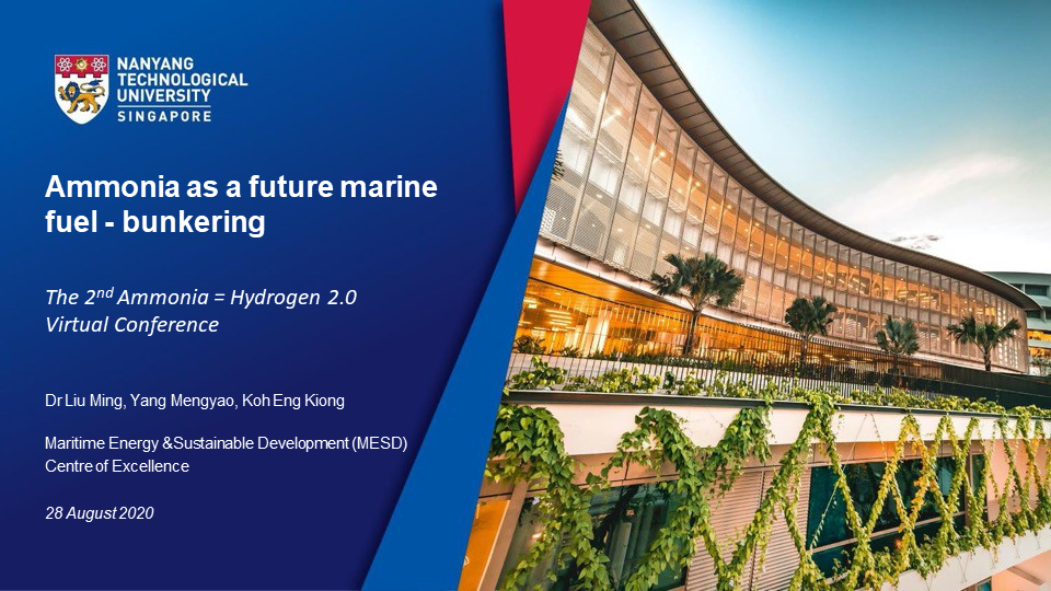 Ammonia as a future marine fuel - bunkering safety and potential issues