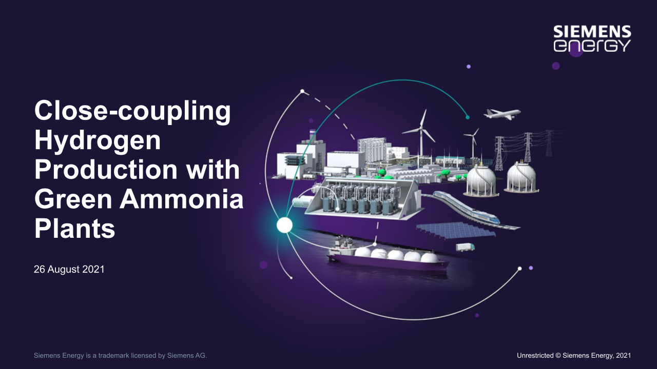 Close-coupling variable green hydrogen production with small scale ammonia production