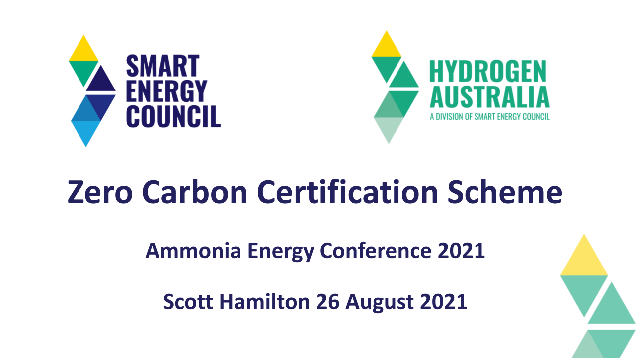 Certifying renewable ammonia