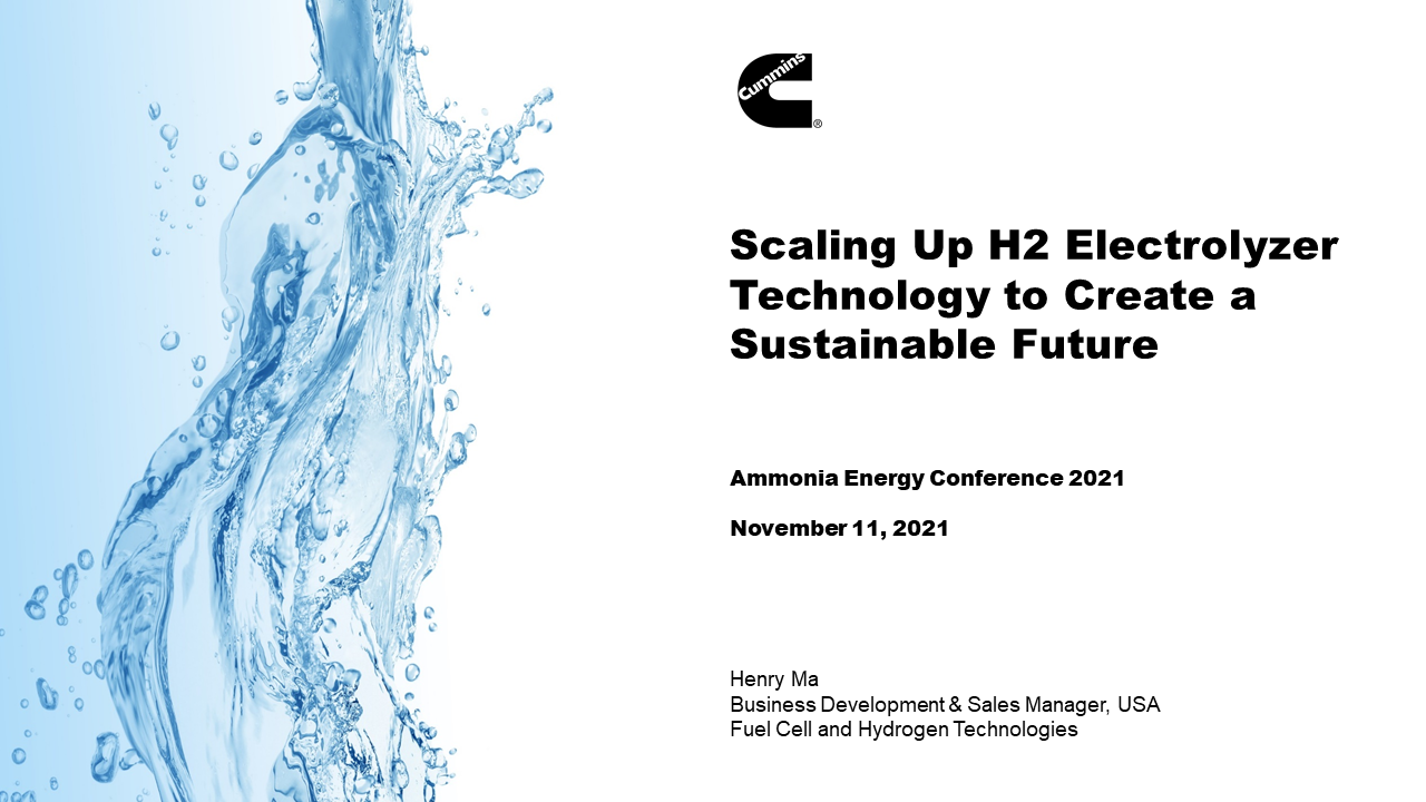 Scaling Up H2 Electrolyzer Technology to Create a Sustainable Future