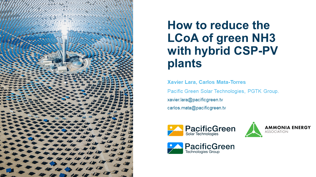 How to reduce the LCoA of green NH3 with hybrid CSP-PV plants