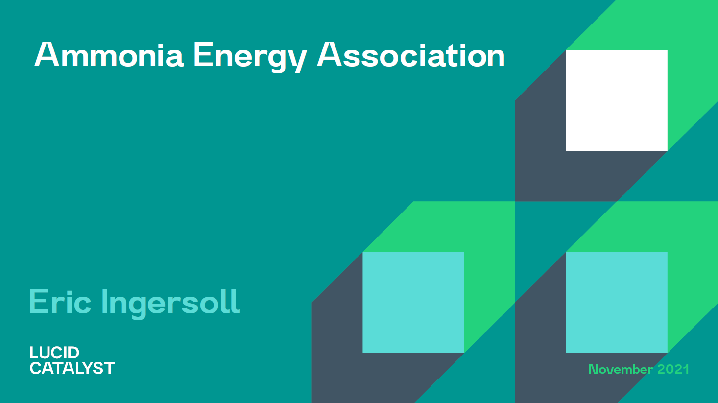 Nuclear Ammonia Workshop - LucidCatalyst