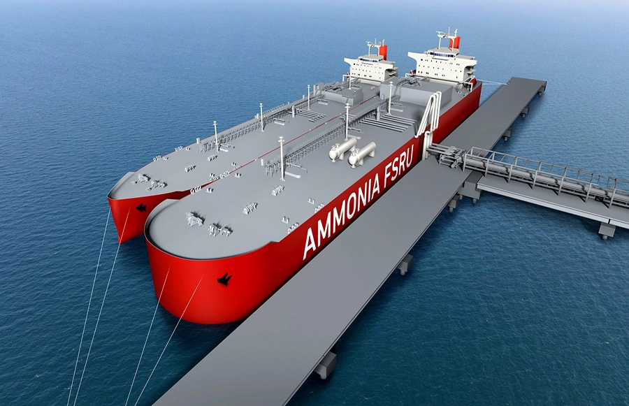 Mitsubishi & Mitsui O.S.K. complete ammonia bunkering study