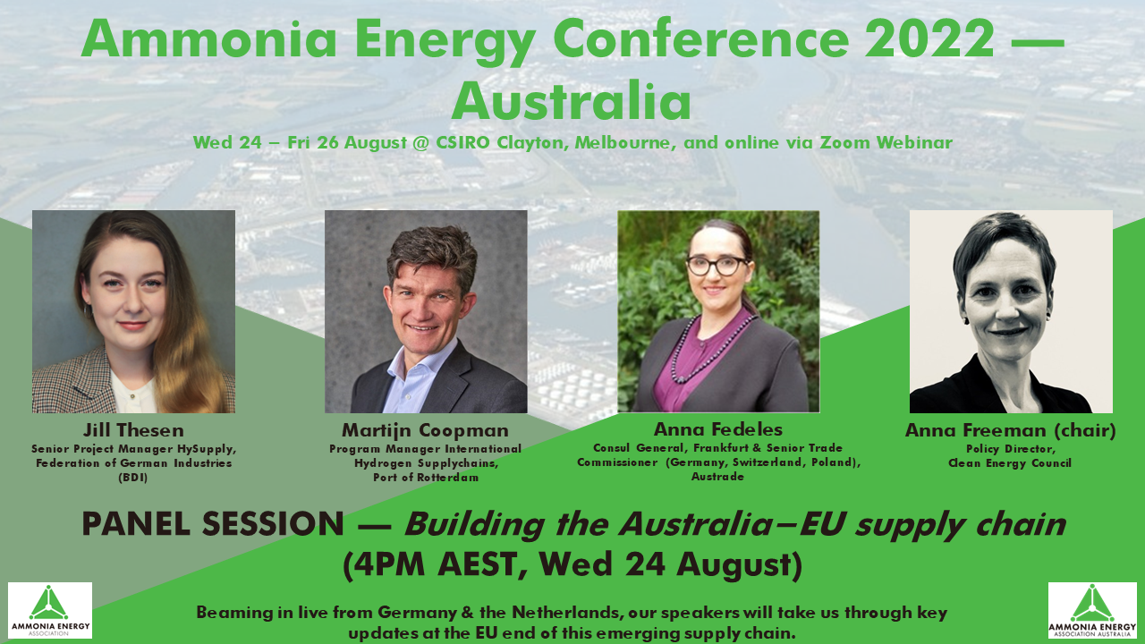 Building the EU end of the Australia-Europe supply chain