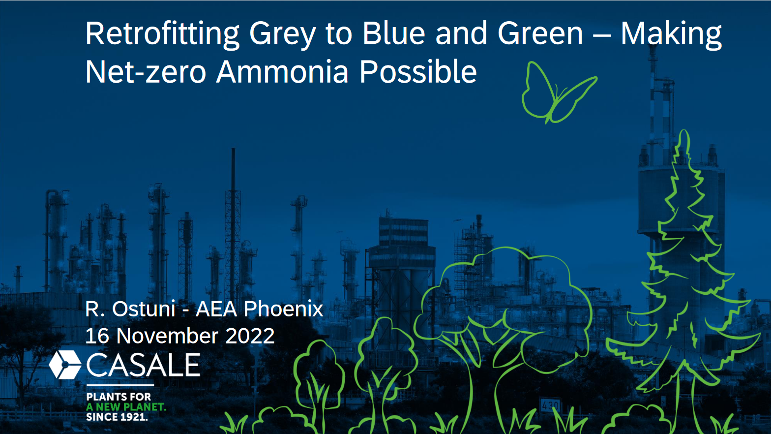 Retrofitting grey ammonia to blue and green – making net-zero ammonia possible