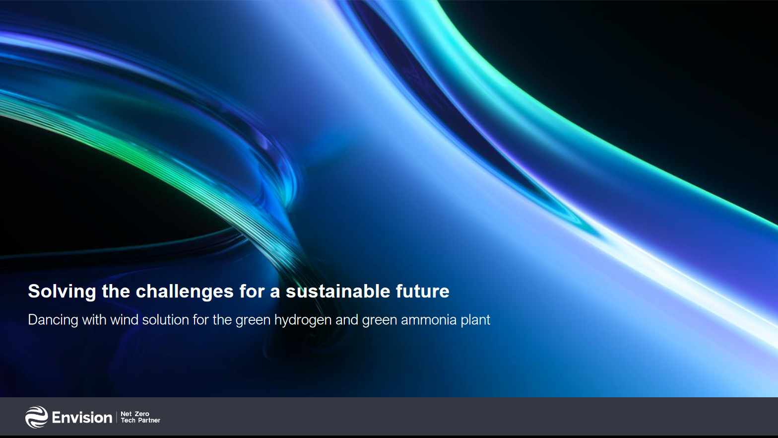 Dancing with wind solution for the green hydrogen and green ammonia plant