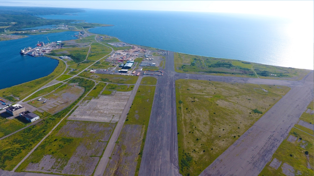 Argentia Port, the site of Pattern Energy’s Argentia Renewable project. 88,000 tonnes per year of renewable ammonia will be produced for export to Europe, starting in 2025. Source: Pattern Energy.
