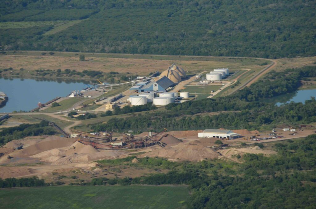 At the Port of Victoria’s recently developed Texas Logistics Centre on the Gulf Coast, First Ammonia will develop renewable ammonia production, with the product to be stored in tanks and eventually shipped globally. Source: Port of Victoria.