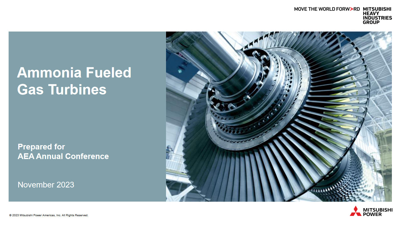 Ammonia Fueled Gas Turbines