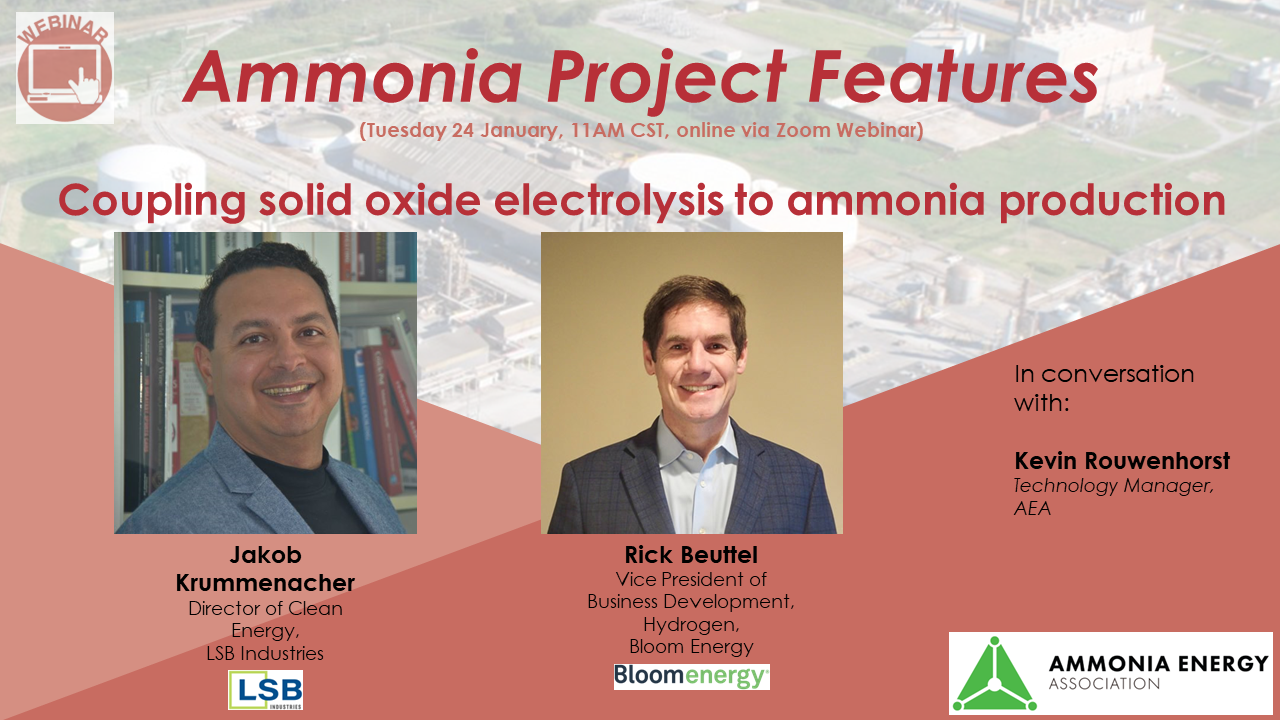 Coupling solid oxide electrolysis to ammonia production